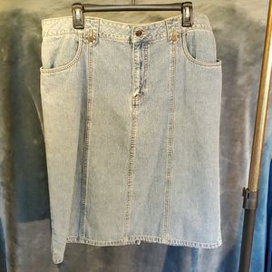 100% cotton Denim skirt